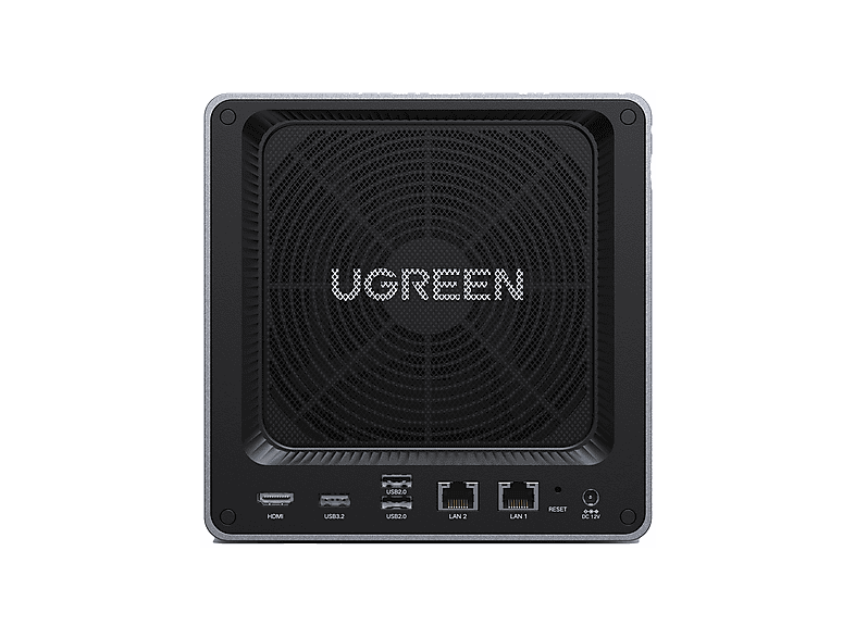 UGREEN NASync DXP4800 PLUS NAS (Diskless), 4 SATA-Einschübe, Intel® Prozessor Pentium Gold 8505, 8 GB DDR5, max. 112 TB, Grau — Foto 3 von 5