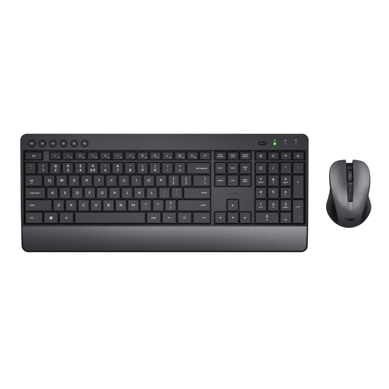 Trust Trezo Comfort Draadloos Toetsenbord En Draadloze Muisset (azerty)
