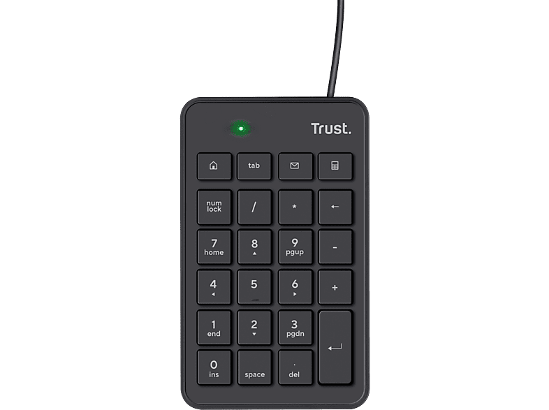 Trust Xalas - Usb Numeriek Toetsenbord Zwart afbeelding