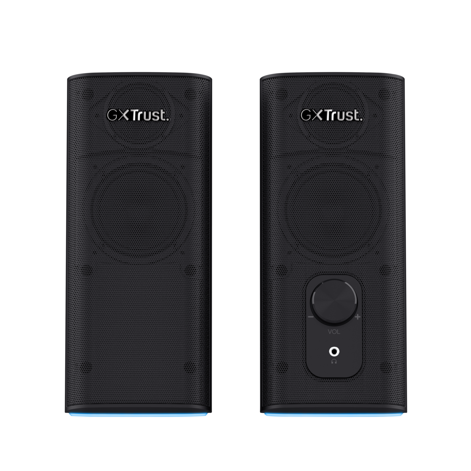 Trust Gxt 612 Cetic Zwart - 2.0 Gamingspeakers Bluetooth Rgb-verlichting Volumeknop