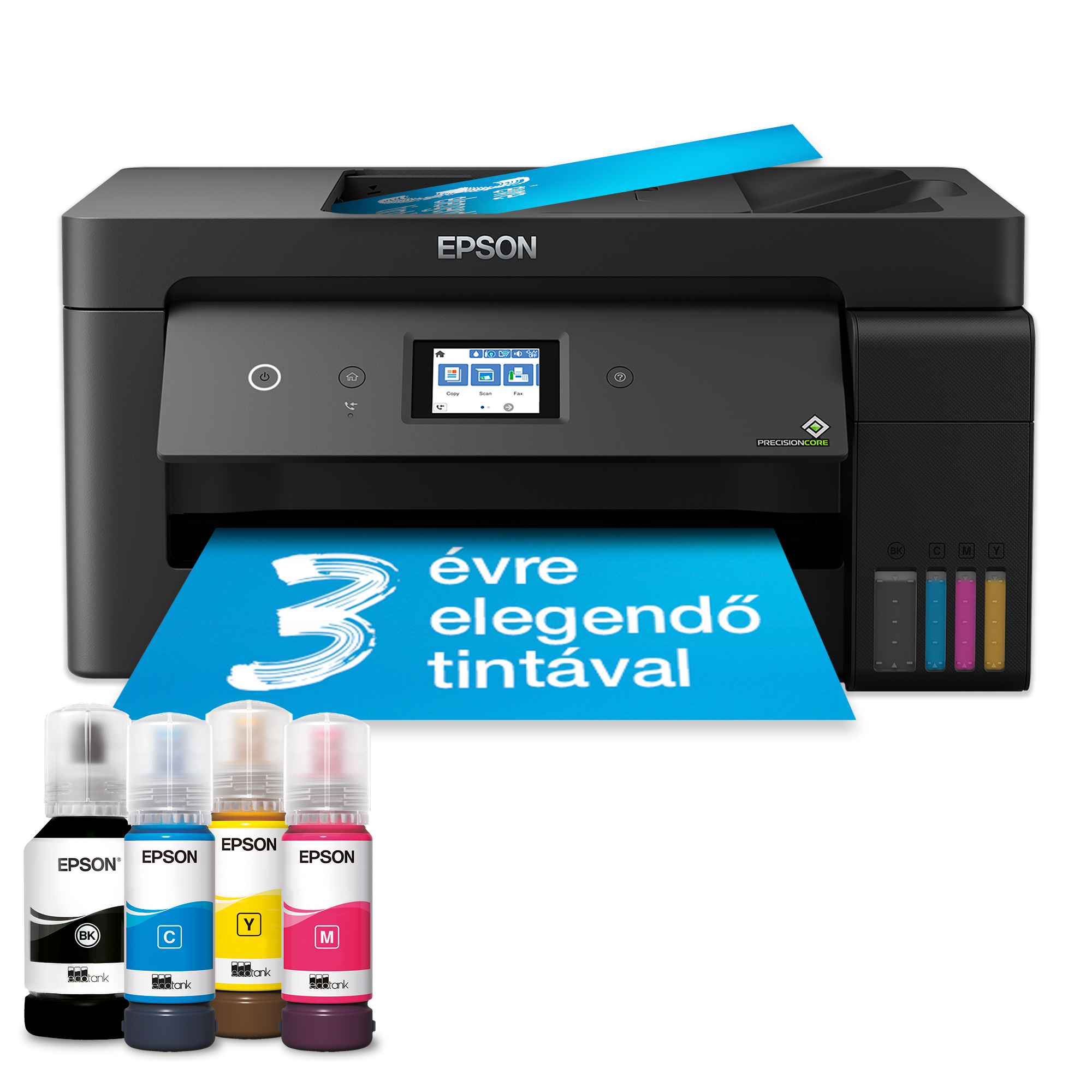 EPSON EcoTank L14150 A3 multifunkciós színes DUPLEX WiFi külső tintatartályos tintasugaras nyomtató (C11CH96402)