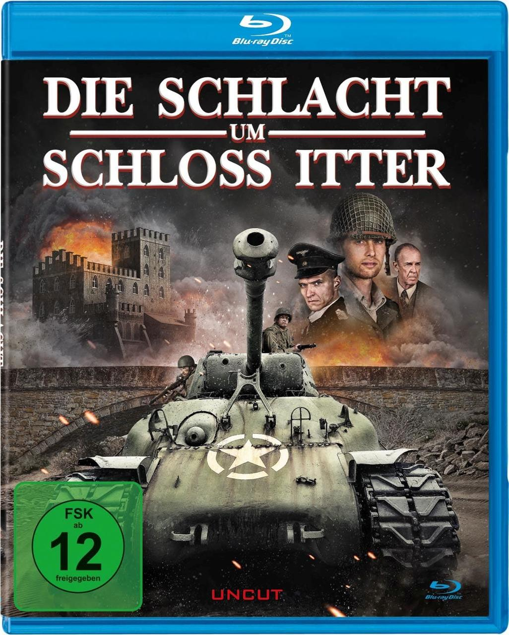 Blu-ray-Filmcover mit Panzer, Burg und Soldaten.