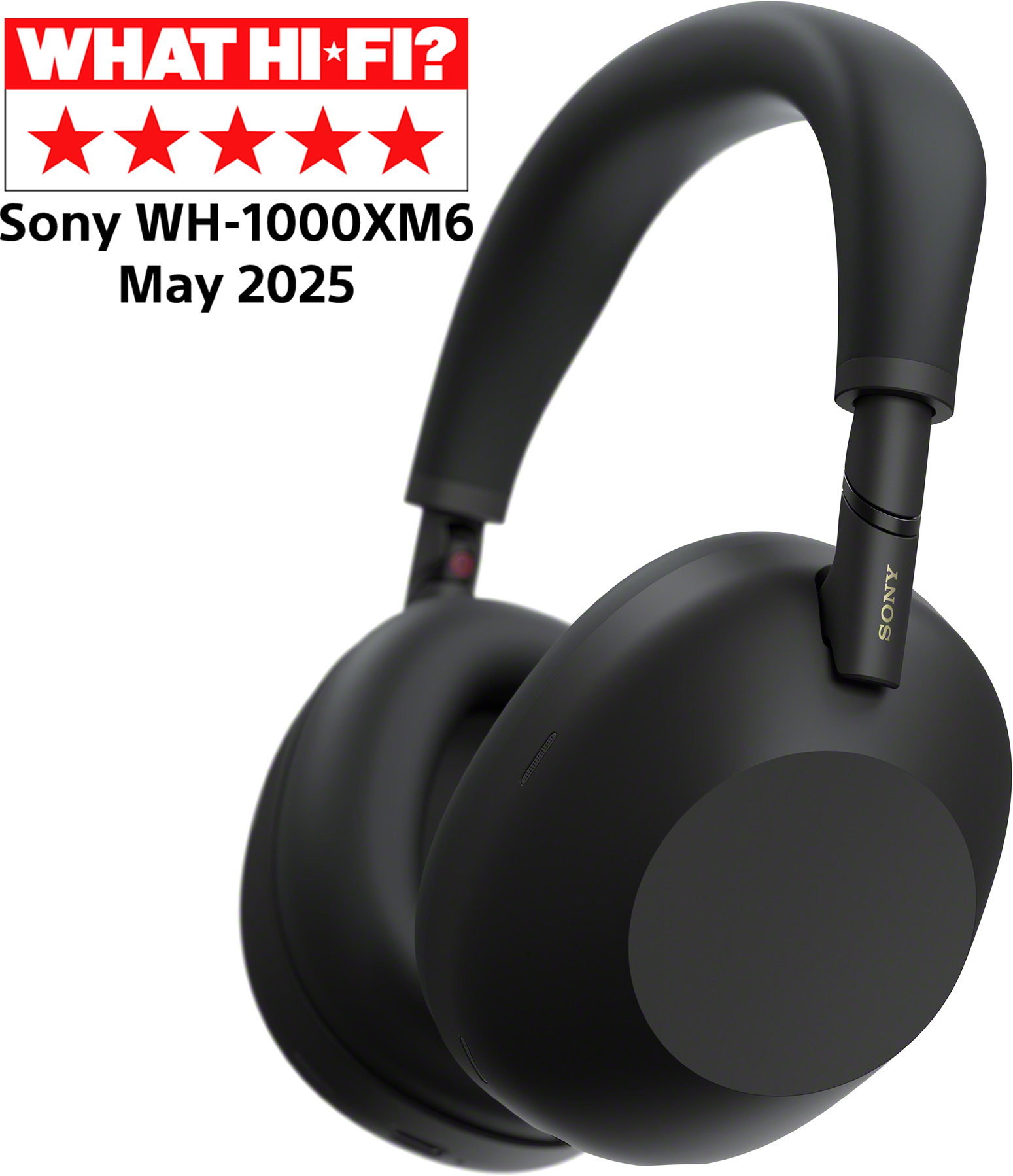 SONY WH-1000XM6B vezeték nélküli, zajszűrős fejhallgató, fekete (WH1000XM6B.CE7)