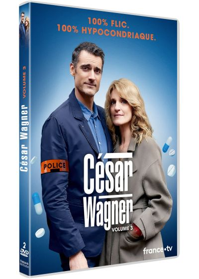 Couverture de DVD : Un homme et une femme se tiennent debout, avec le texte 'César Wagner' et 'Volume 3'.