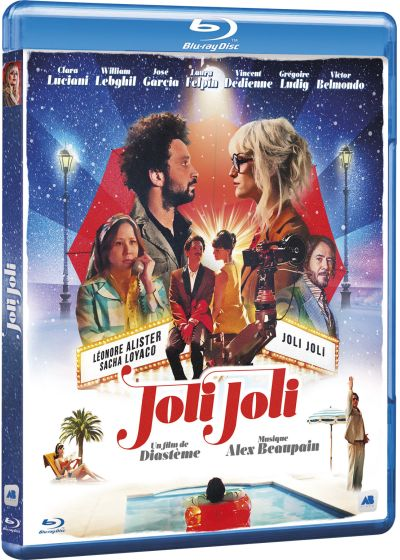Blu-ray-hoes voor "Joli Joli" met een groep mensen op de cover.