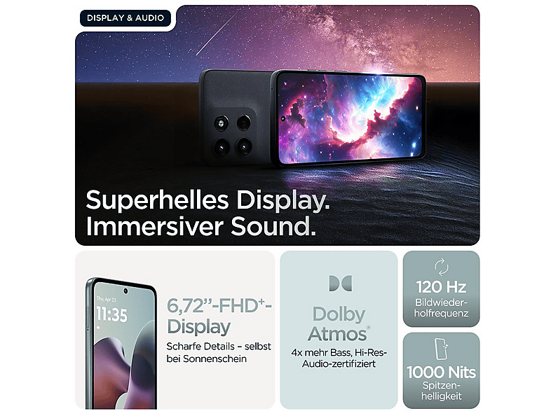 Thumbnail - MOTOROLA moto g56 5G 256 GB Gray Mist Dual SIM