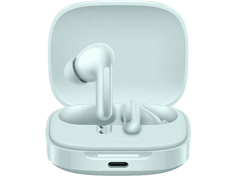 Auriculares True Wireless- Xiaomi Buds 6, Cancelación de ruido, 42 h Autonomía, Hi-Fi, ANC, Verde coral