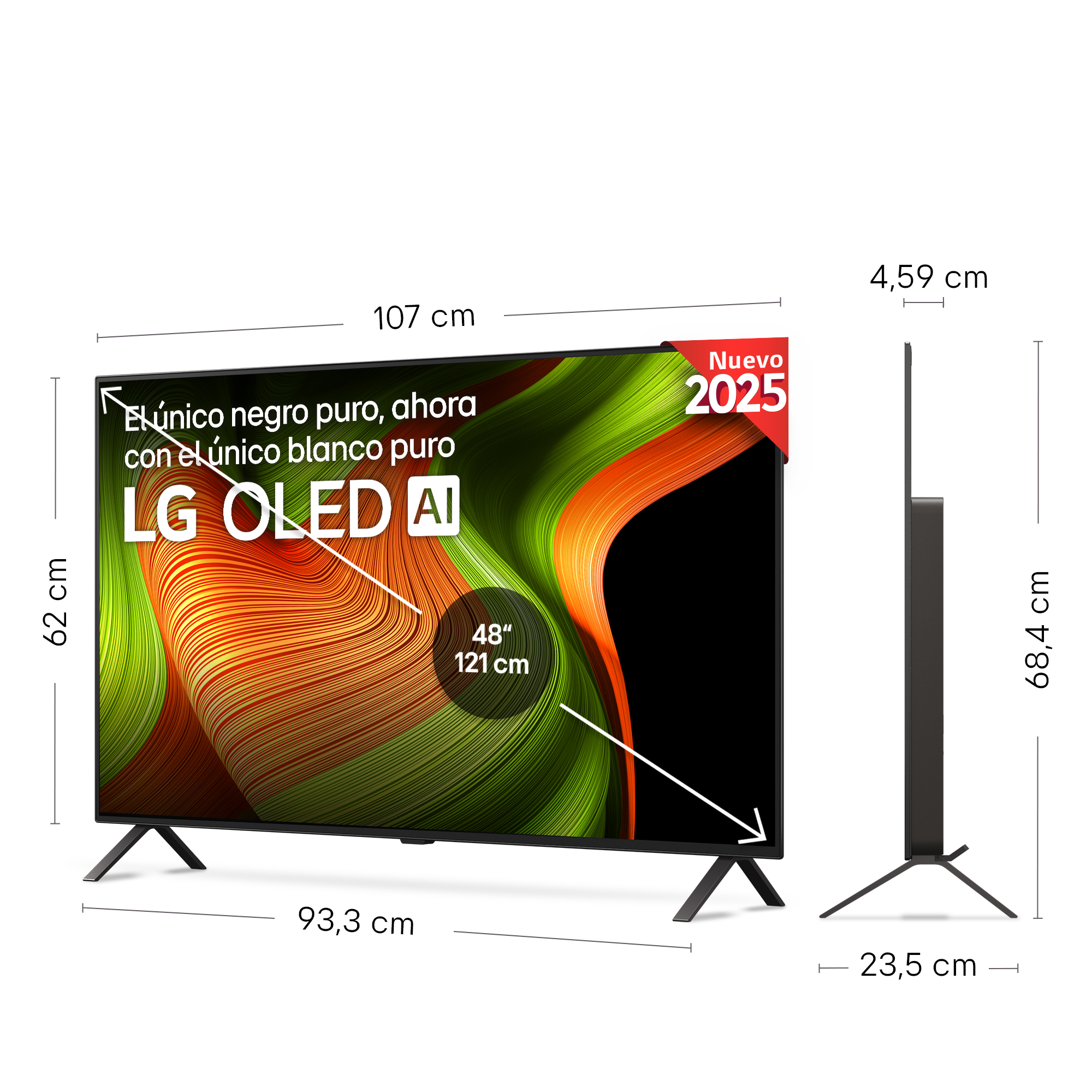 Infografía sobre las funciones de LG OLED TV.
