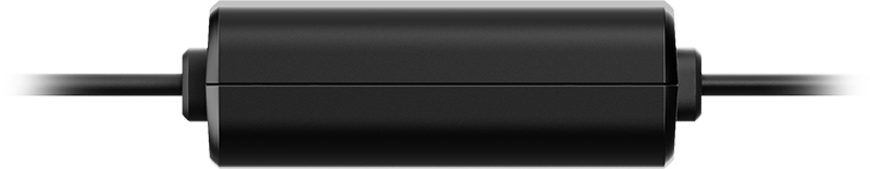 Filtre de croisement audio JBL noir avec fils. Possède des étiquettes d'entrée et de sortie, mais aucun logo n'est visible. Forme rectangulaire.