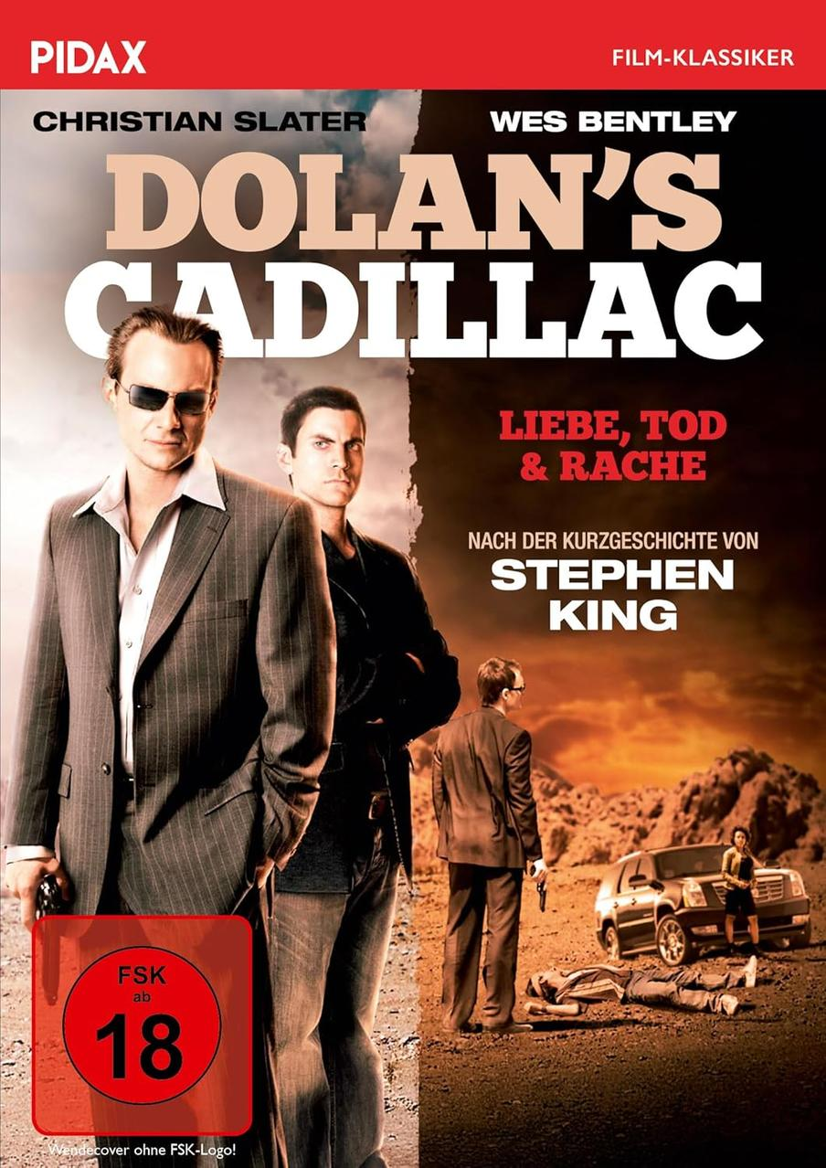 Filmplakat: Zwei Männer, einer mit Waffe. Titel "Dolan's Cadillac".