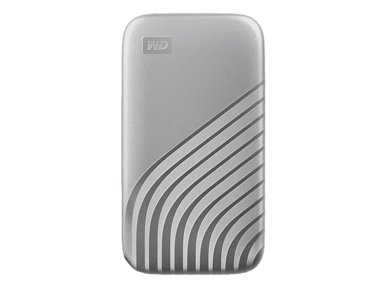 WESTERN DIGITAL My Passport (2020) Festplatte, 2 TB SSD, extern, Silber