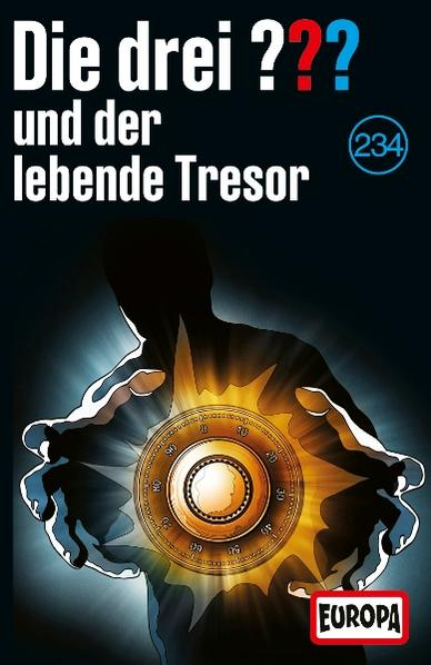 Illustration einer Person, die das Ziffernblatt eines Tresors hält, mit Text über eine Geschichte.