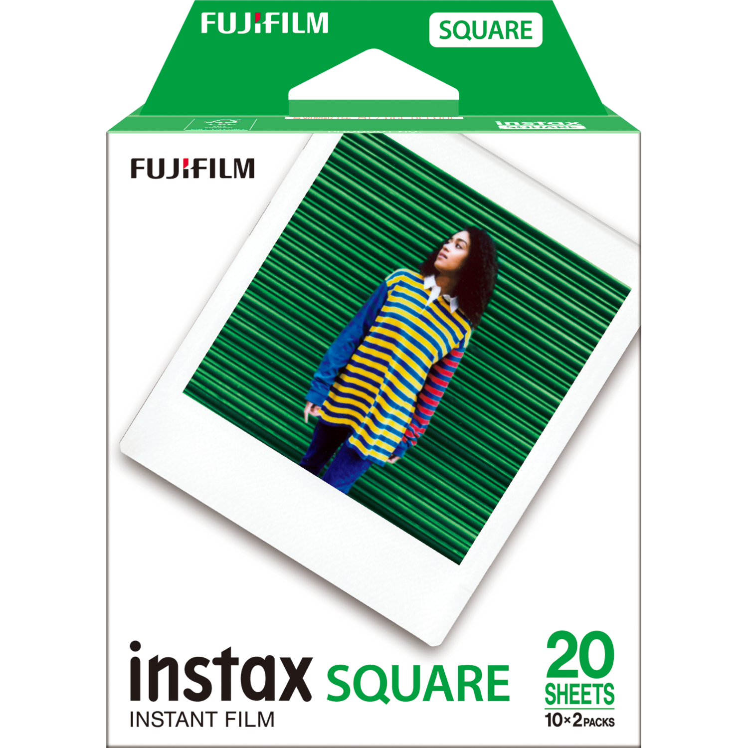 Fujifilm Fotopapier Glanzend Square Film Dubbelpak 2x10