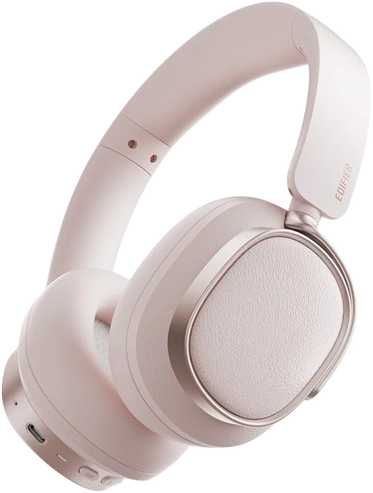 EDIFIER ES850NB ANC, vezeték nélküli zajszűrős bluetooth fejhallgató mikrofonnal, rózsaszín