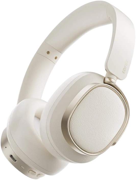 EDIFIER ES850NB ANC, vezeték nélküli zajszűrős bluetooth fejhallgató mikrofonnal, bézs