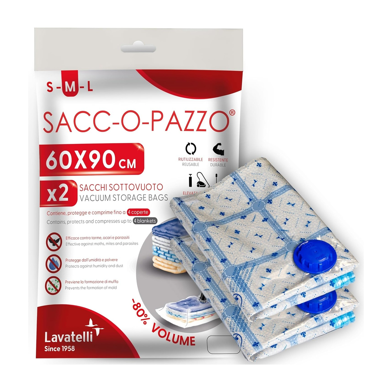 Accessorio Lavatelli Sacco Sottovuoto M, 2pz