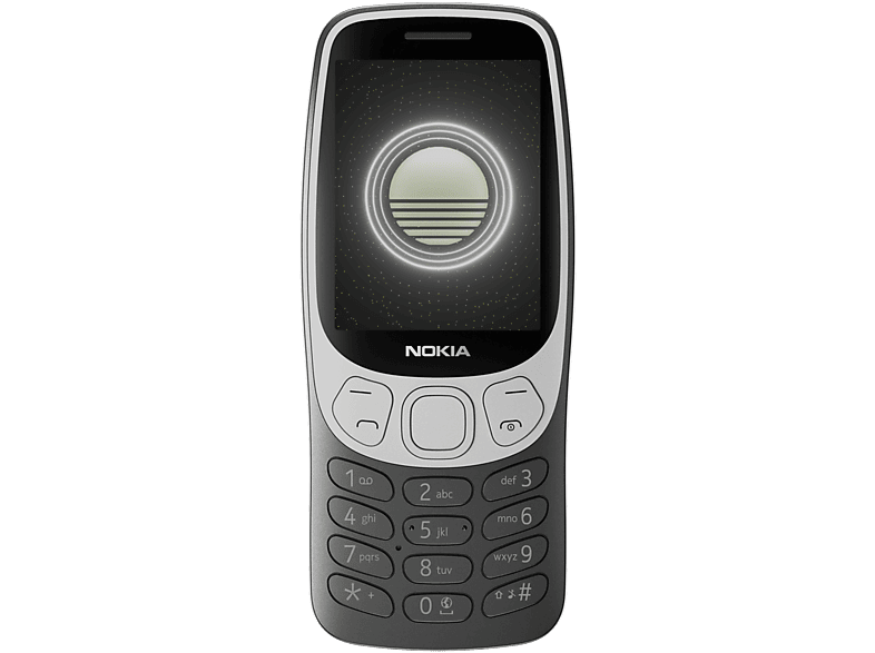 Móvil - Nokia 3210, Negro, 128MB Capacidad Memoria, 64MB RAM, 1450mAh, S30+, 2.4” QVGA, Bluetooth, Radio