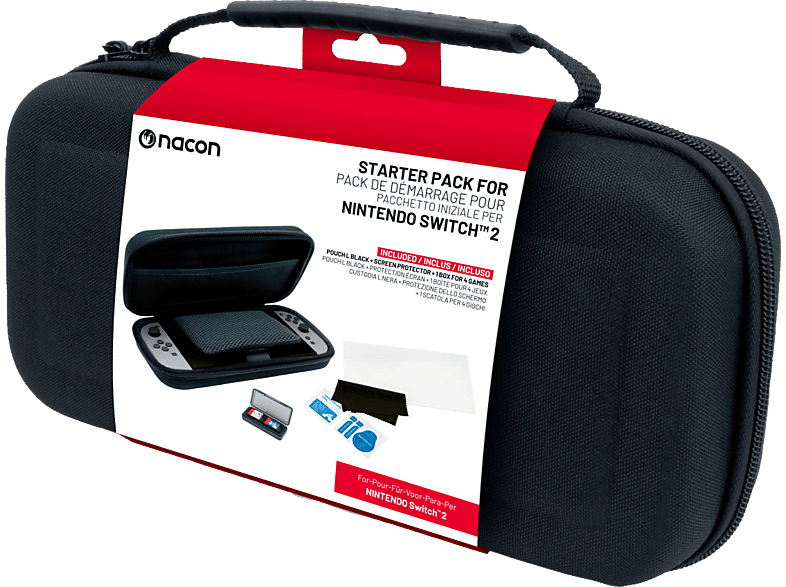 NACON Nintendo Switch 2 Essential Pack Starter-Set, Schwarz