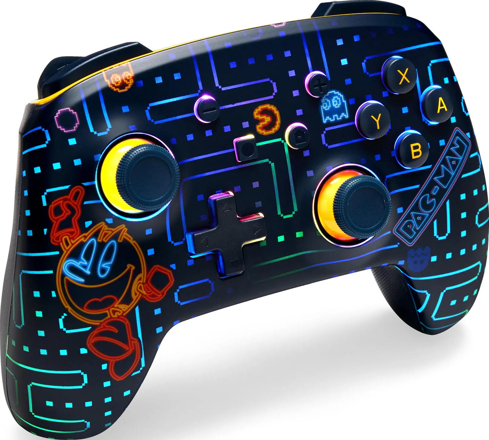 POWERA Nintendo Switch Enhanced con Lumectra PAC-MAN Neon Arcade