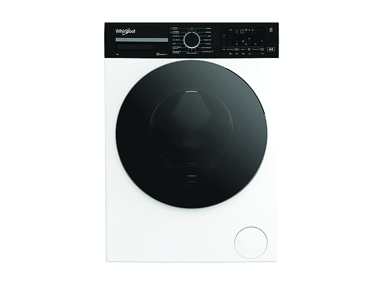 Whirlpool WAM 76Wbc IT Lavatrice, Caricamento frontale, 7 kg, 49,6 cm, Classe A