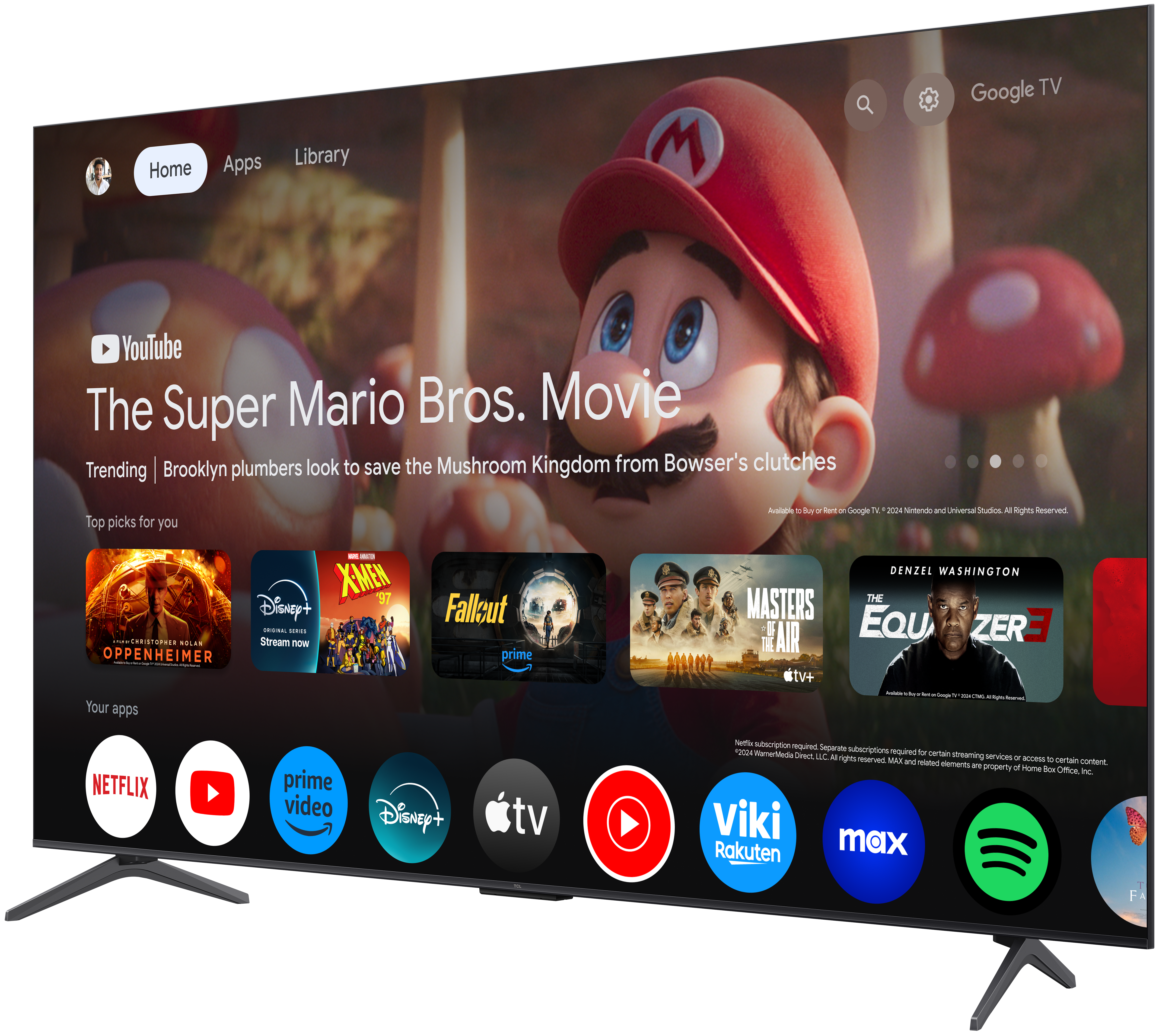 TCL 55C6K 55インチ 4Kスマート液晶テレビ TCL 55C6K TV (Flat, 55 