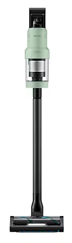 Odkurzacz miętowy na białym tle.