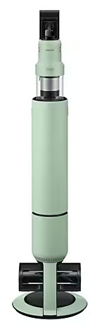 Odkurzacz miętowy, widok pionowy, białe tło.