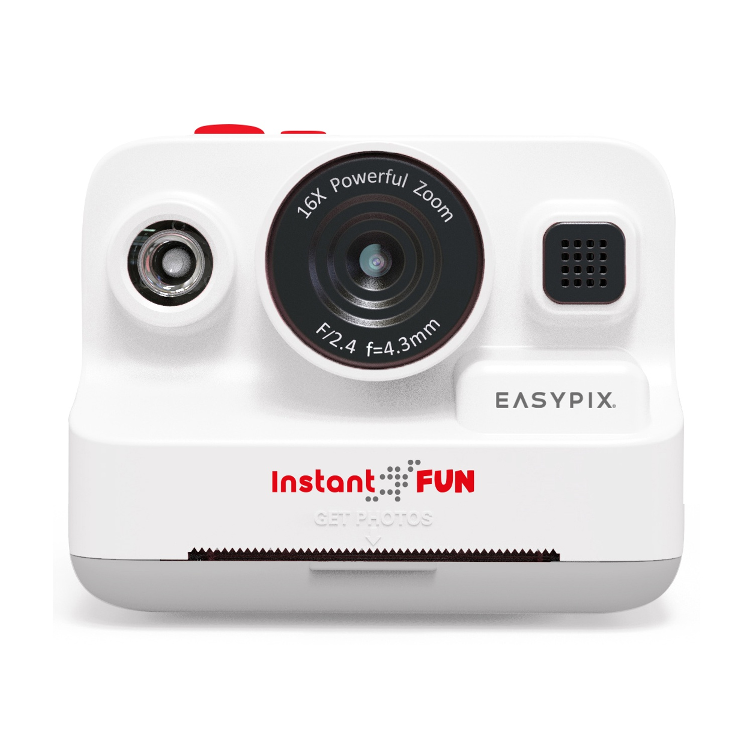 Fotocamera Digitale Easypix Instant Fun, 2 megapixel, Bianco