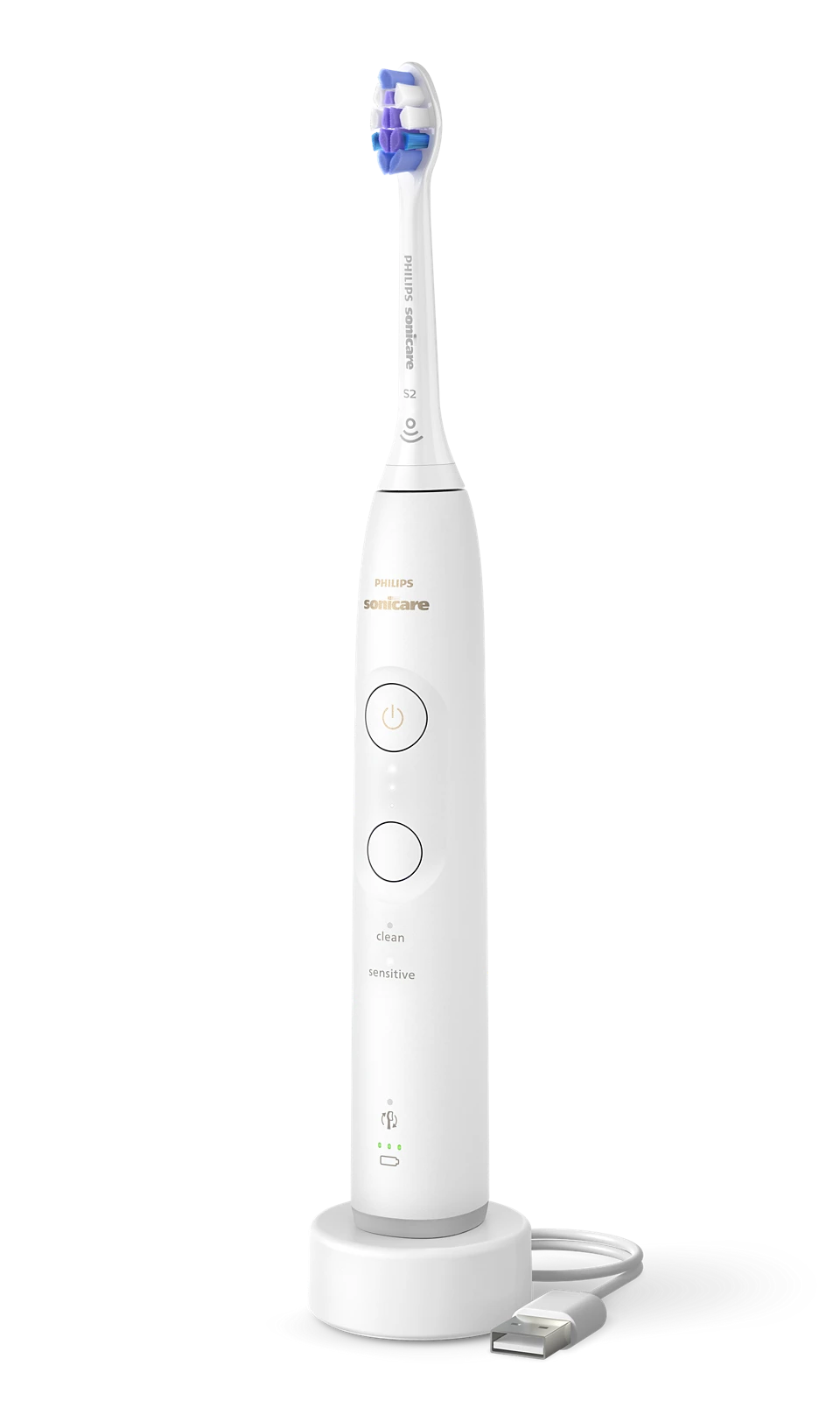 PHILIPS Sonicare HX7400/01 elektromos fogkefe, törtfehér