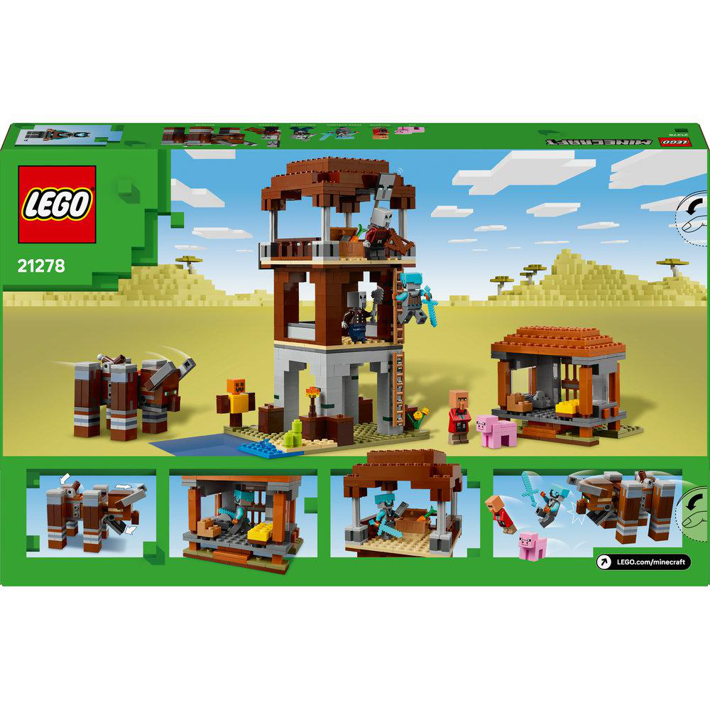 Das Lego Minecraft Set, ein Gebäude.
