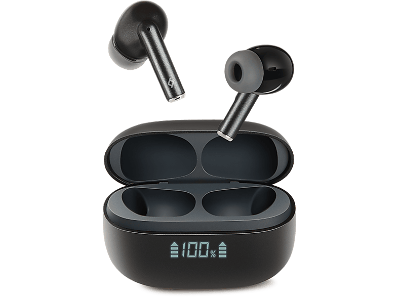 Ttec 2Km159S AirBeat Pro ANC LCD Gerçek Kablosuz TWS Bluetooth Kulak İçi Kulaklık Siyah