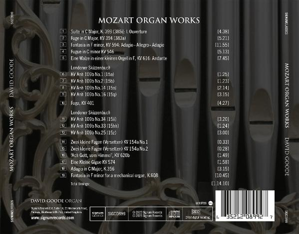 Album-Rückseite mit Musikstücklisten.