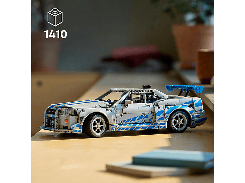 Lego Technic 42210 2 Fast 2 Furious Nissan Skyline GT-R (R34) Flitzer Bausatz — Foto 3 von 5