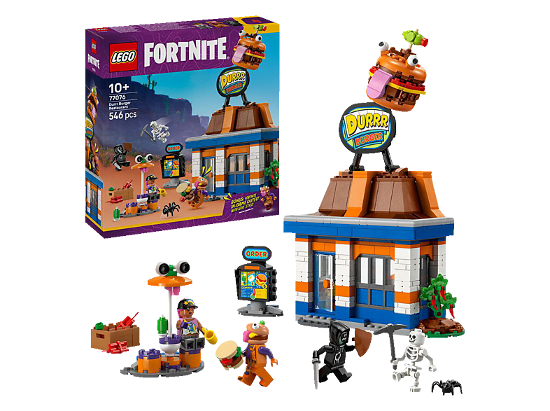 LEGO Fortnite 77076 Durrr Burger Restaurant Bausatz, Mehrfarbig | MediaMarkt