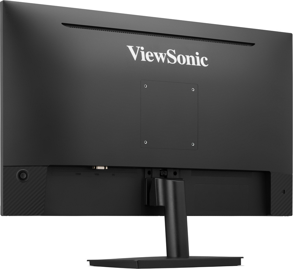 ViewSonic monitor, fekete, piros háttérrel, 27", 100Hz, IPS SuperClear, 1ms válaszidő. Fekete állvány.