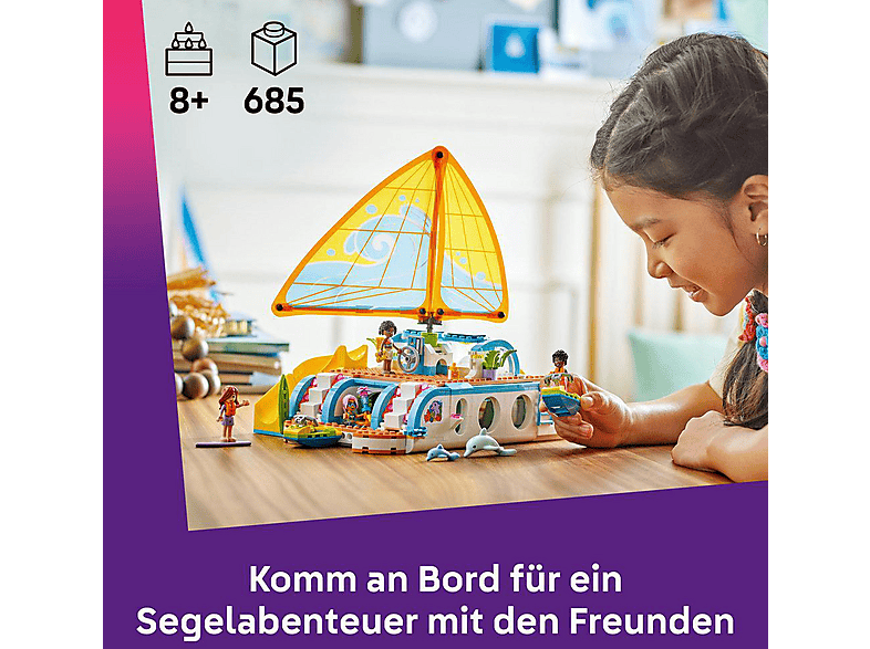 Thumbnail - LEGO Friends 42664 Segelabenteuer Bausatz, Mehrfarbig