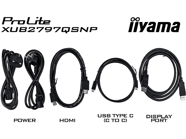 Thumbnail - IIYAMA ProLite XUB2797QSNP-B1 27 Zoll QHD Business Monitor 1 ms Reaktionszeit 100 Hz