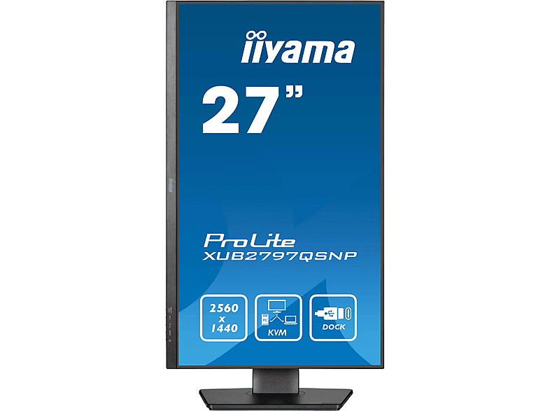 Thumbnail - IIYAMA ProLite XUB2797QSNP-B1 27 Zoll QHD Business Monitor 1 ms Reaktionszeit 100 Hz