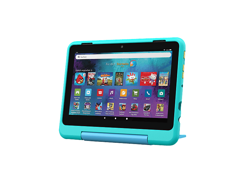 AMAZON Fire HD 8 Kids Pro, Kinder Tablet, 32 GB, 8 Zoll, Hello Teal