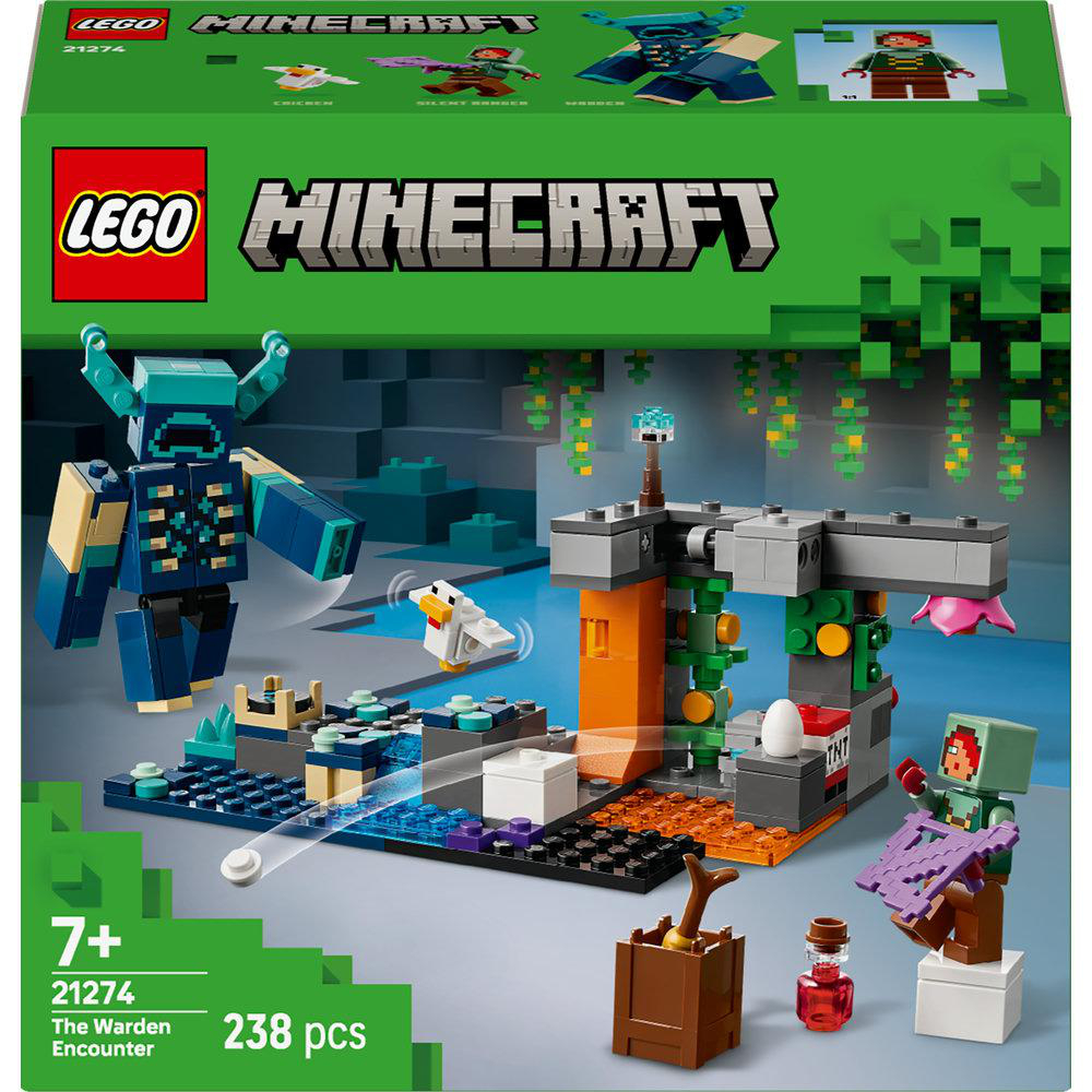 LEGO Minecraft Set Box. Wächter, Figuren, Struktur mit TNT. Inklusive Box.