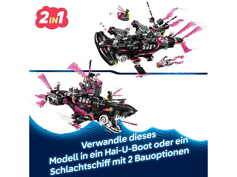 Lego DreamZzz 71500 Albtraumhai-U-Boot Bausatz — Foto 2 von 5