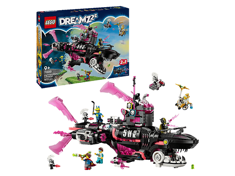 Lego DreamZzz 71500 Albtraumhai-U-Boot Bausatz