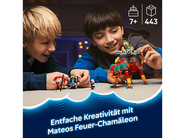 Thumbnail - LEGO DREAMZzz 71492 Mateos Feuer-Chamäleon Bausatz, Mehrfarbig