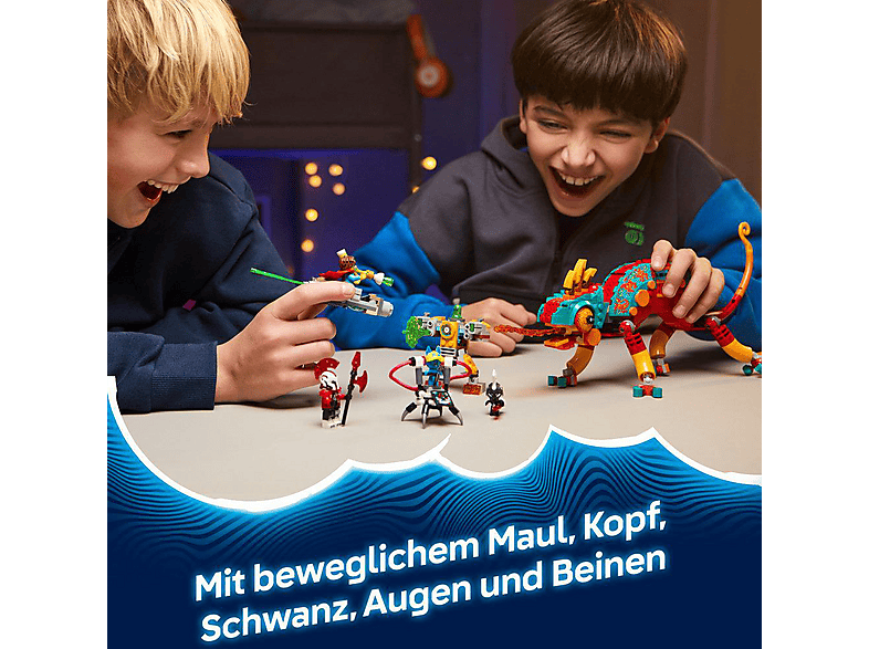 LEGO DREAMZzz 71492 Mateos Feuer-Chamäleon Bausatz, Mehrfarbig