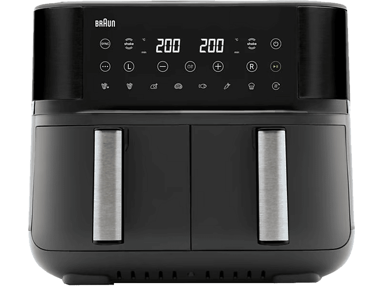 BRAUN TwinCook 3 Heissluftfritteuse 6l Schwarz