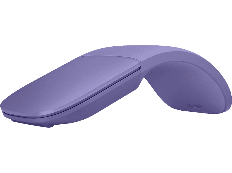 Ratón inalámbrico- Microsoft Surface Arc, Bluetooth, 2 Botones, Rango de frecuencias 2,4GHz, 6 Meses Autonomía