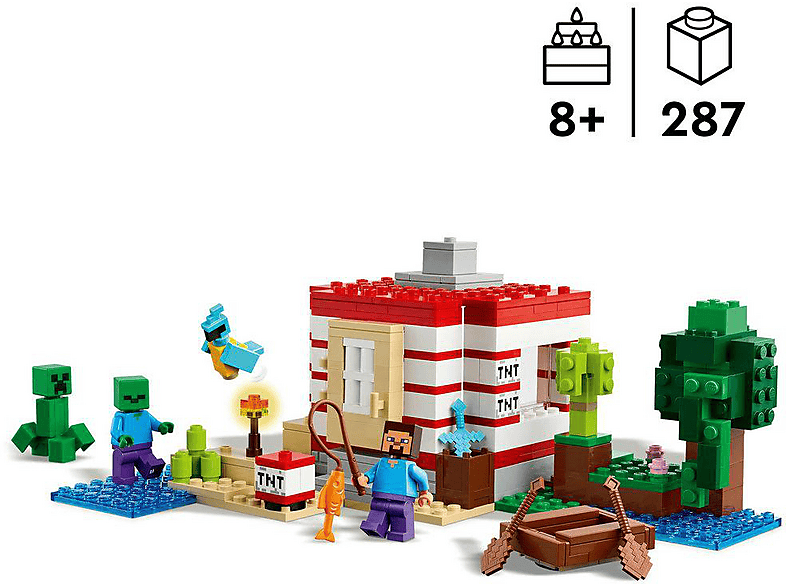 Lego Minecraft 21275 Das TNT-Dschungelhaus Bausatz — Foto 2 von 5