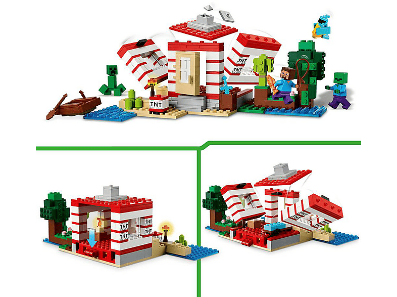 Lego Minecraft 21275 Das TNT-Dschungelhaus Bausatz — Foto 3 von 5