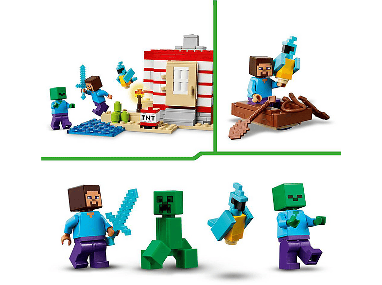 Lego Minecraft 21275 Das TNT-Dschungelhaus Bausatz — Foto 4 von 5
