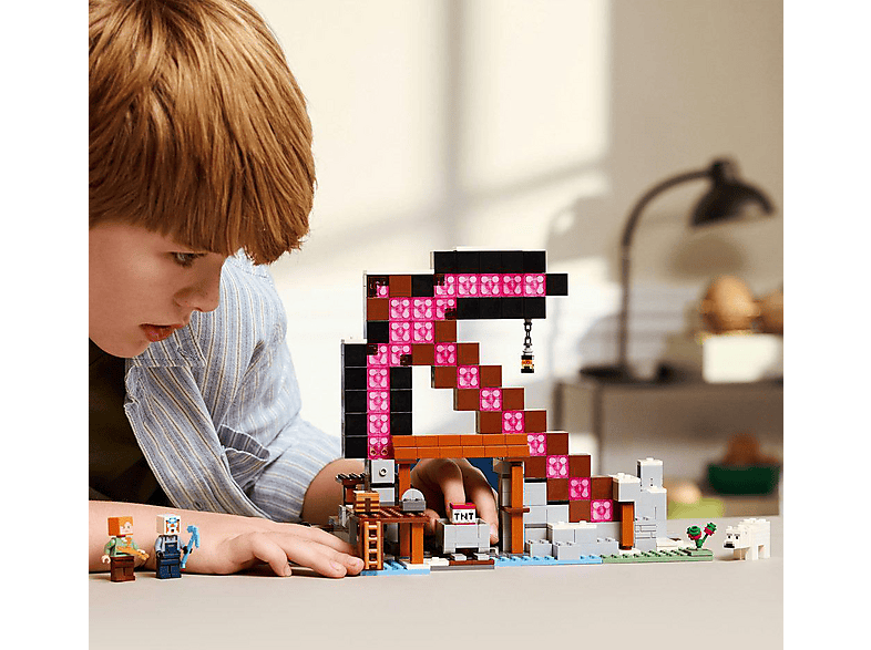 Thumbnail - LEGO Minecraft 21277 Die Spitzhackenmine Bausatz, Mehrfarbig